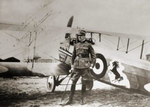 Festa Nazionale della Aeronautica Militare - Il Comandante Francesco Baracca, eroe di guerra, con il suo velivolo