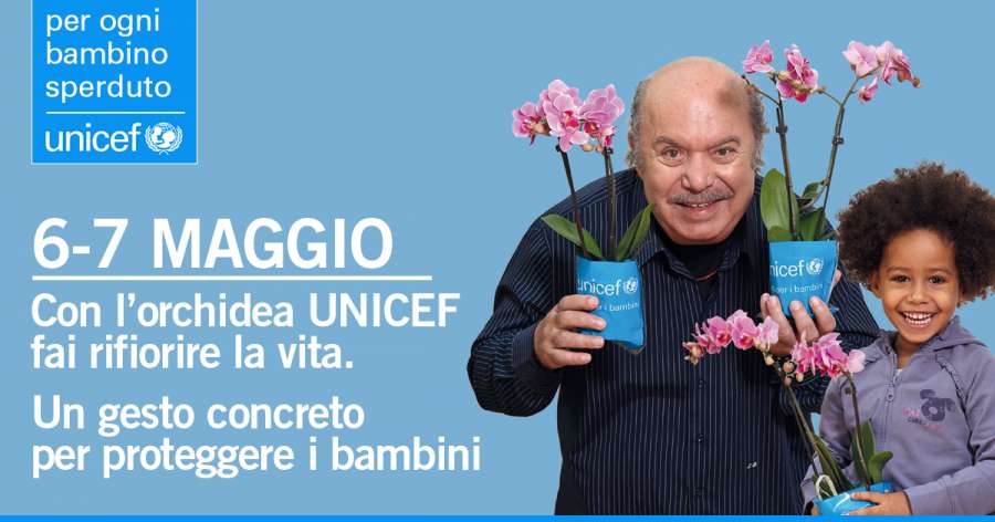 Orchidea Unicef 2017 il 6 e il 7 maggio in Piazza ad Acquaviva