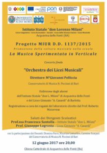 Concerto Sinfonico in Cattedrale dei Licei Don Milani e Alfredo Casardi