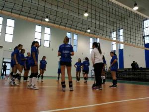 VolleyUp Eulogic, fase di allenamento delle ragazze 