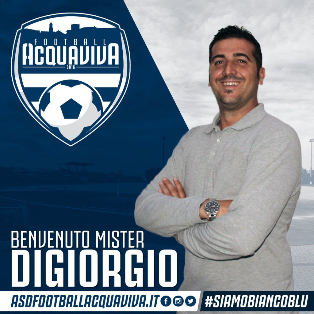 Vito Digiorgio è il nuovo tecnico della Football Acquaviva