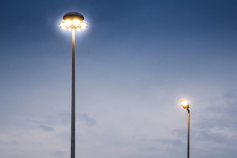 relamping dell'illuminazione pubblica con lampade LED