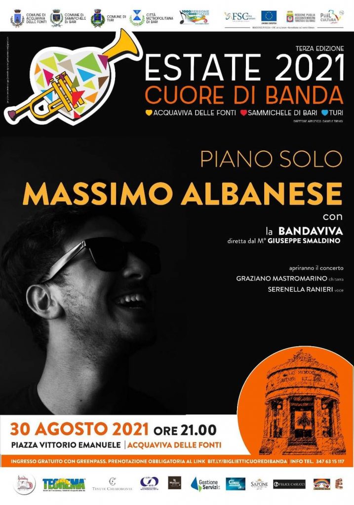 PIANO SOLO concerto di Massimo Albanese con Bandaviva